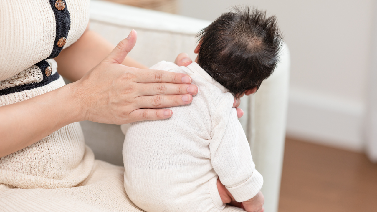 赤ちゃん（新生児）のゲップの役割