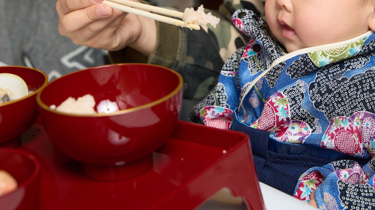 お食い初め(百日祝い)のやり方